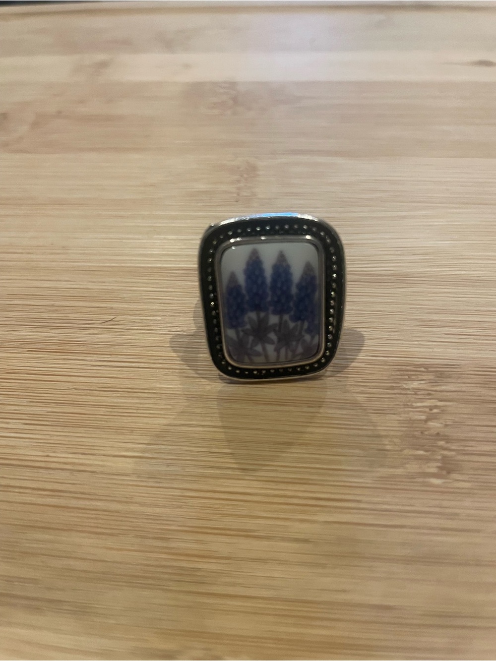 Blue bonnet Statement Ring